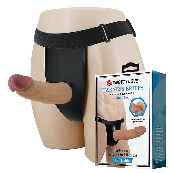 Cinta Peniana Reforçada Pênis Oco Pretty Love Vipmix