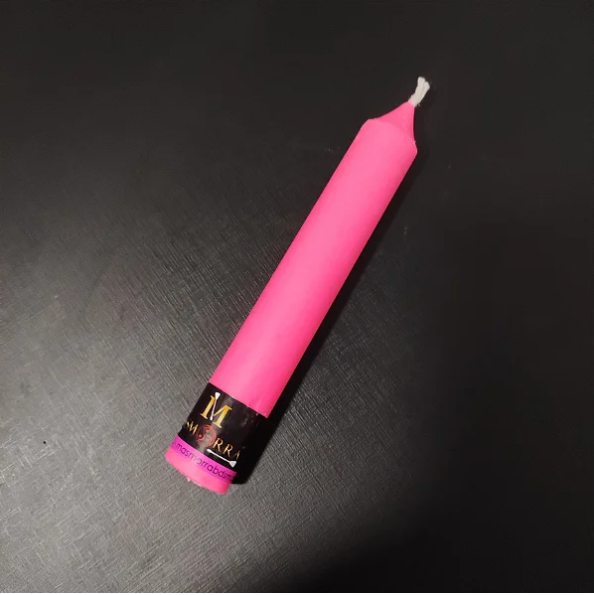 Vela Palito Wax Play 40g Neon - Calor Baixo 47°C
