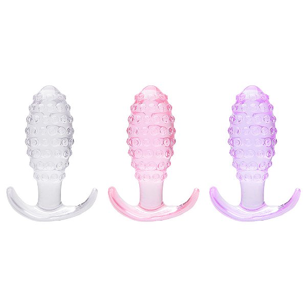 Plug Anal Textura Bolinha 9 X 3cm Sexy Import