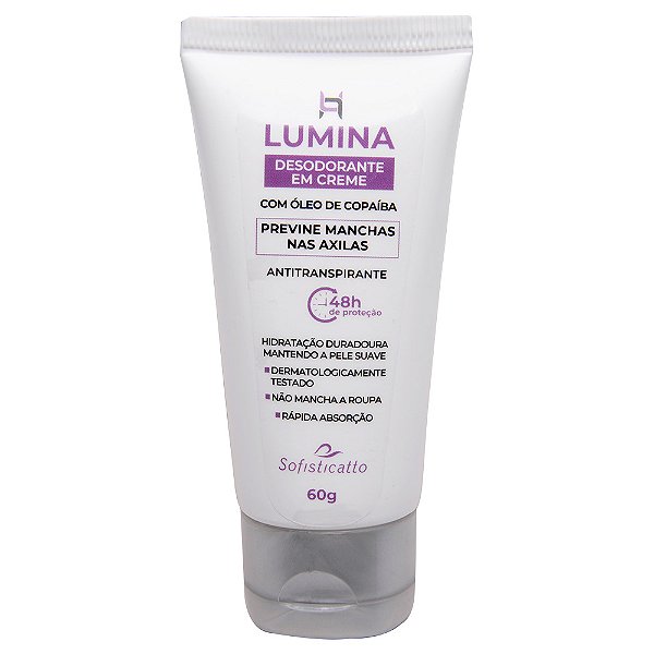 Lumina Desodorante Previne Manchas 60g Sofisticatto