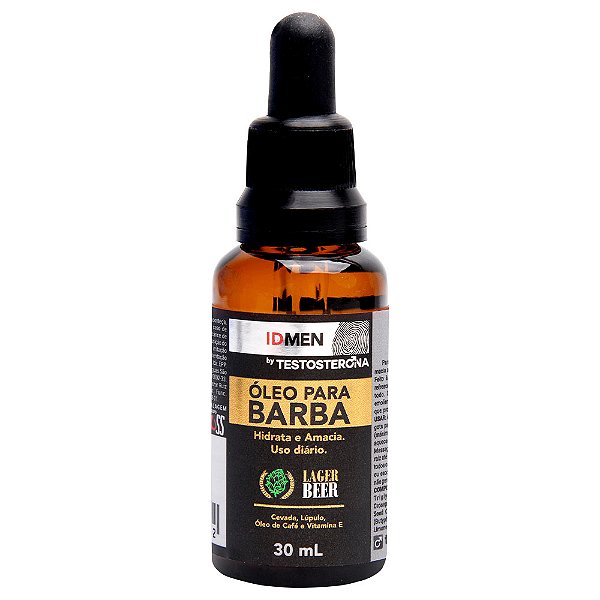 óleo Para Barba Macho Large Beer 30ml Idmen