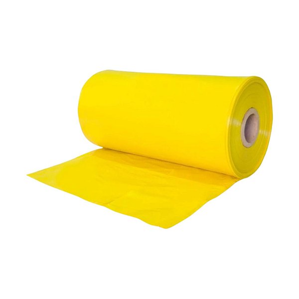 Bobina Lona Plastica Amarela Média 4x20