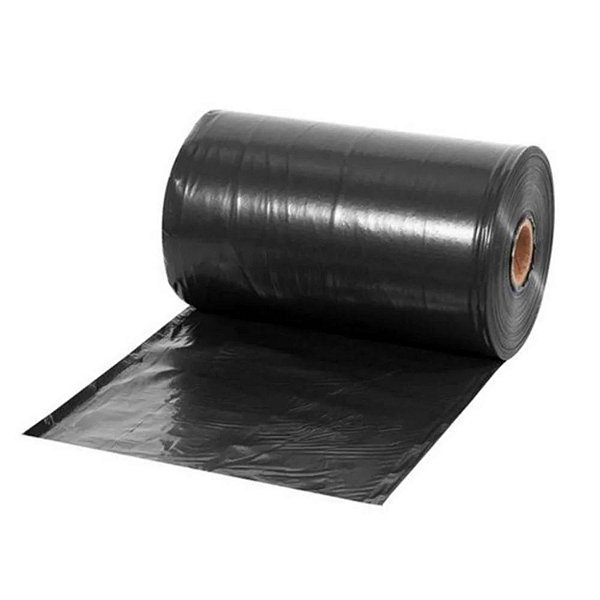 Bobina Lona Plástica Preta Grossa 4x10