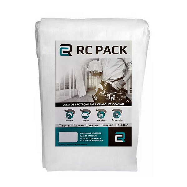 Lona Cortada 5x4 Semi Transparente Média