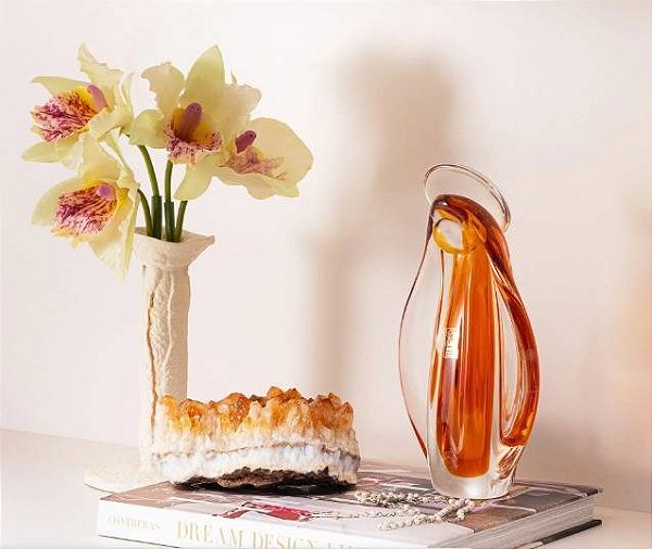 Mini Imagem em Cristal Murano - São Marcos