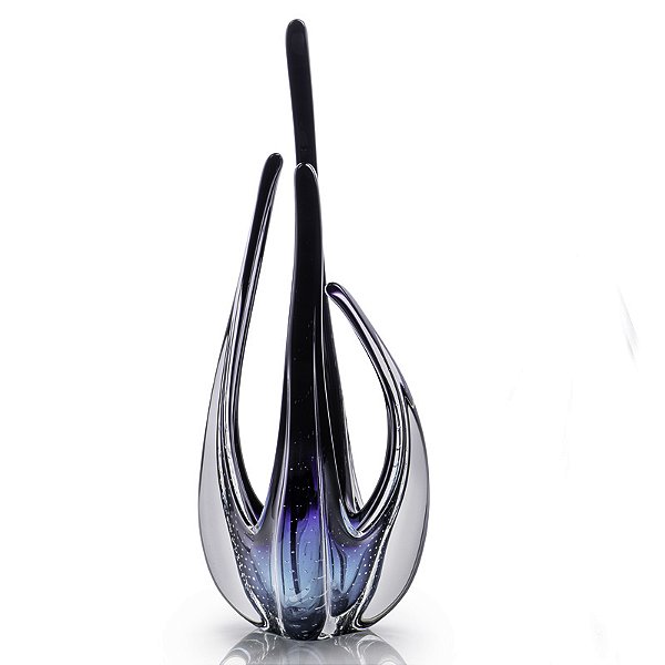 Escultura 4 Pontas em Cristal Murano - São Marcos 48 cm