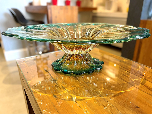 Centro de Mesa em Cristal Murano - São Marcos