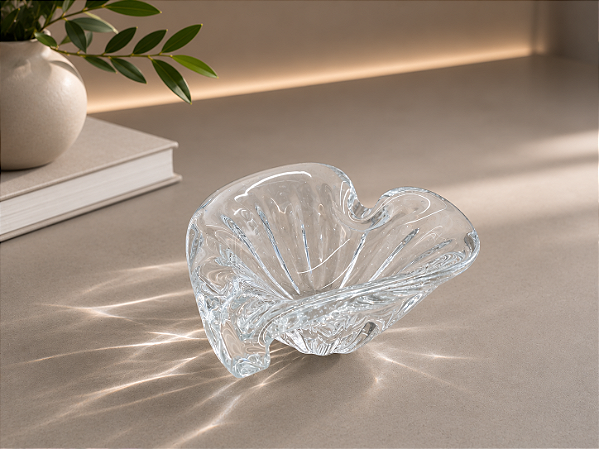 Porta Jóias Coração em Cristal Murano - São Marcos 8 cm