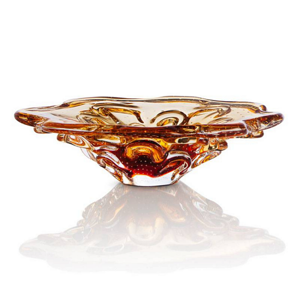 Centro de Mesa Calore em Cristal Murano - São Marcos 22 cm