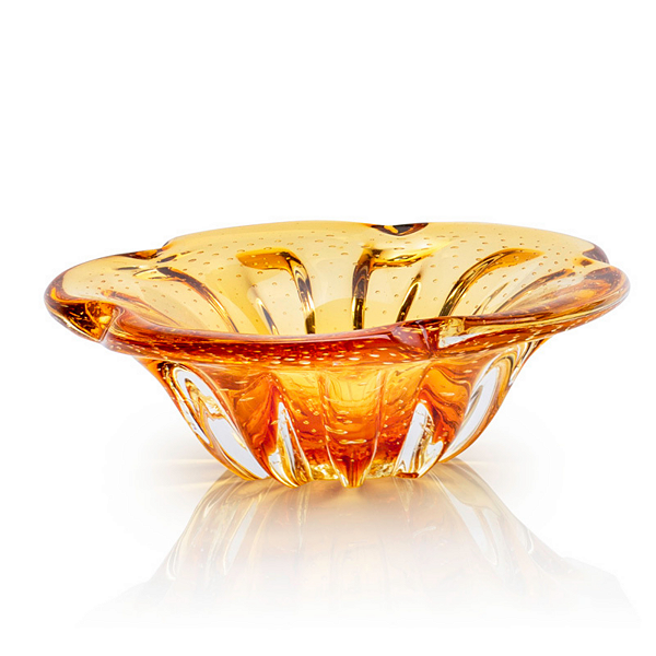 Centro de Mesa Costato em Cristal Murano - São Marcos