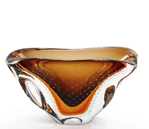 Cachepô Aparato em Cristal Murano - São Marcos 13 cm