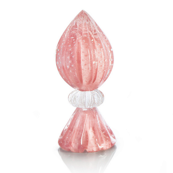 Vaso Pinha com base em Cristal Murano - São Marcos