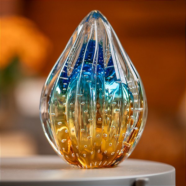 Vaso Pinha em Cristal Murano - São Marcos