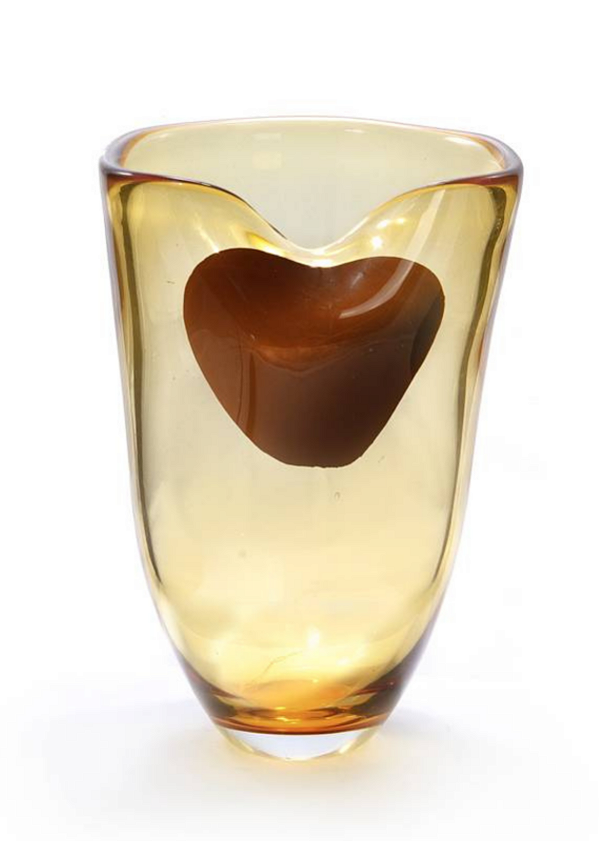 Vaso Ecrase em Cristal Murano - São Marcos