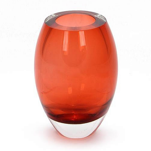Vaso Vento Médio em Cristal Murano - São Marcos