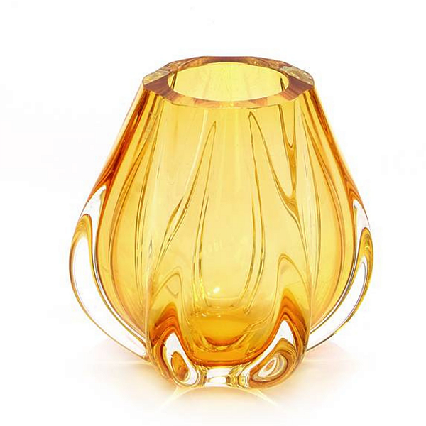Cachepô Treviso em Cristal Murano - São Marcos