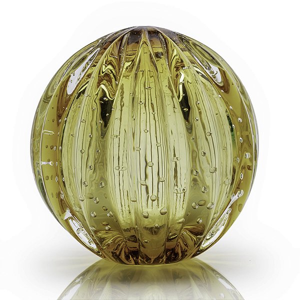 Peso Bollina em Cristal Murano - São Marcos