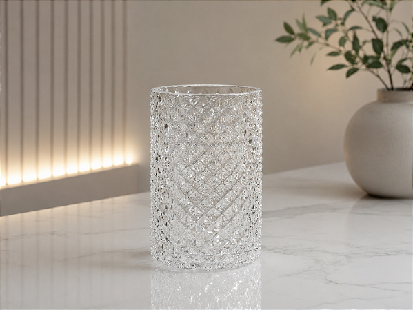 Vaso Botte em Cristal Murano - São Marcos