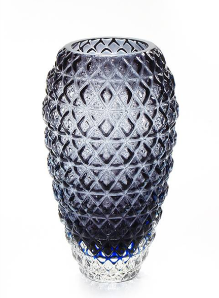 Vaso Palazzo em Cristal Murano - São Marcos