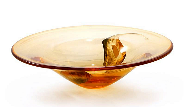 Centro de Mesa Bowl em Cristal Murano - São Marcos
