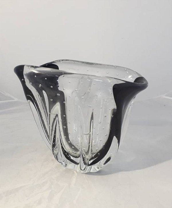 Cachepô Regale em Cristal Murano - São Marcos