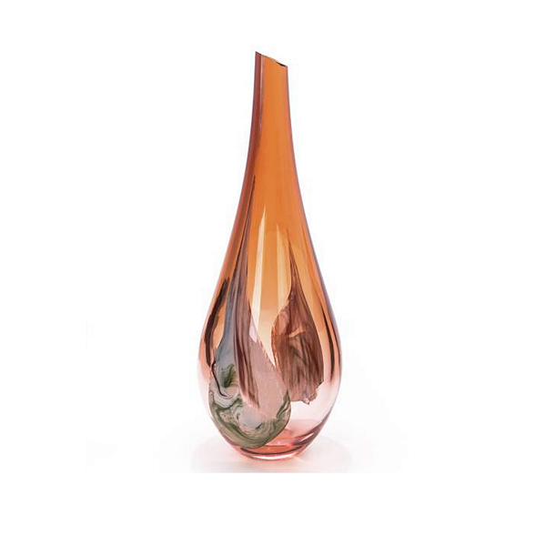 Vaso Magma em Cristal Murano - São Marcos