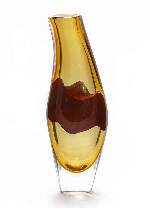 Vaso Sole em Cristal Murano - São Marcos