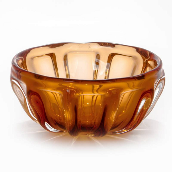 Cachepô Vena em Cristal Murano - São Marcos