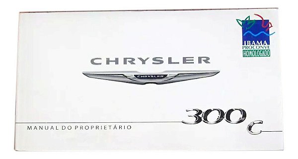 Manual Do Proprietário Chrysler 300c Original