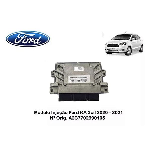 Módulo Injeção Ford Ka 1.0 3cc J7b5-12a650-avb A2c7702990105
