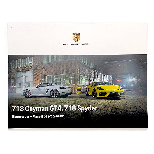 Manual de instruções Original Porsche 718 Cayman GT4