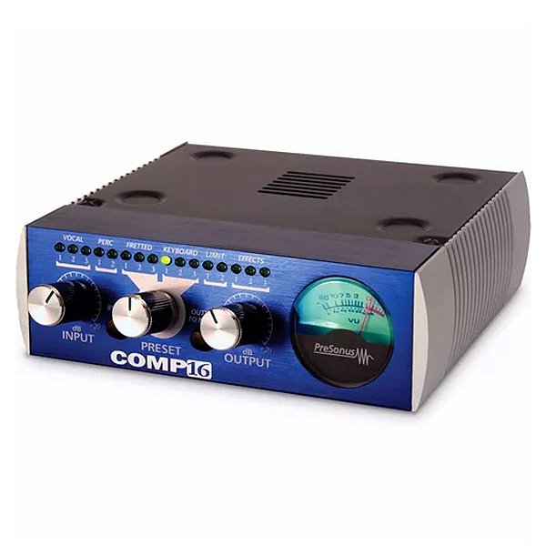 Compressor Limitador Presonus Comp16 Xlr Com Medidor Vu