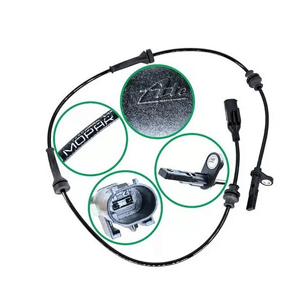 Sensor Abs Traseiro Ambos Lados Fiat Argo 52137654