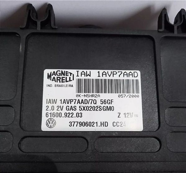 Módulo Injeção Santana 2.0 Gasol 377906021hd 1avp7aad