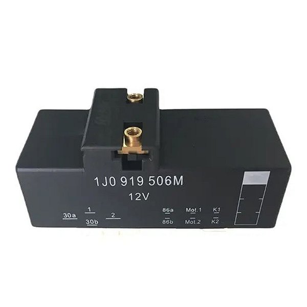 Modulo Relé Da Ventoinha Do Radiador Vw Audi Golf Polo Fox 1J0919506M