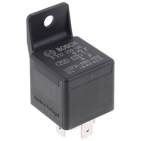 Rele Auxiliar Mini Universal 12v 30a 5 Pinos