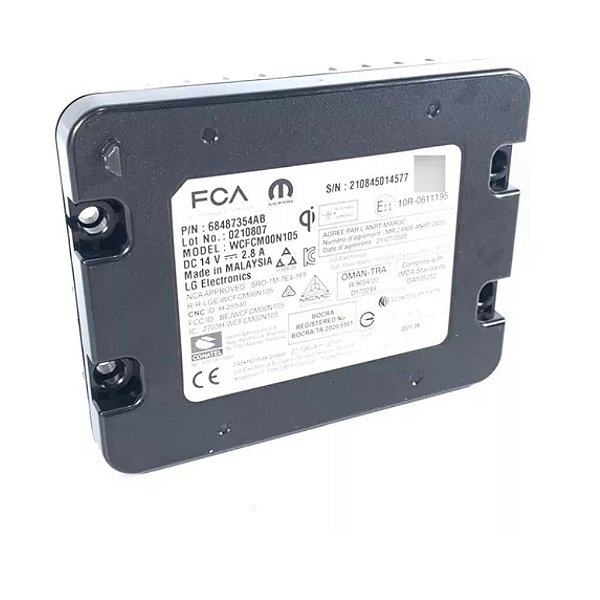 Módulo Carregador Indução Jeep Compass 2022 1.3 68487354ab