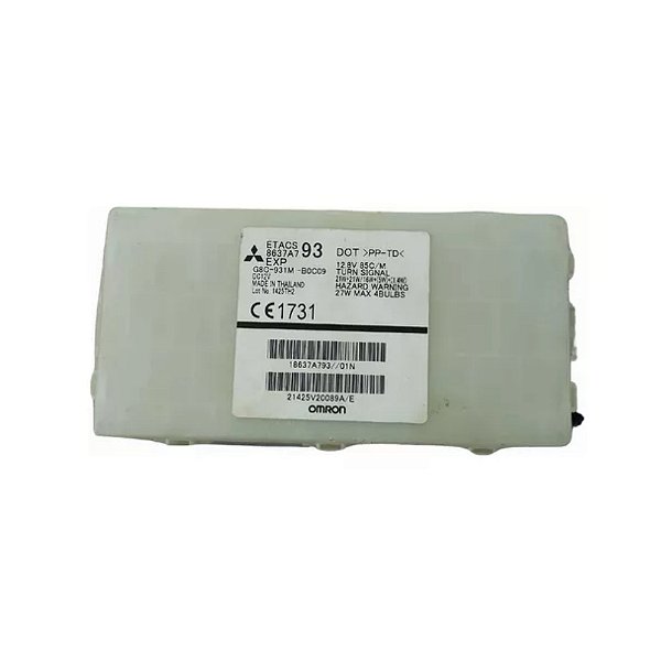 Módulo Etacs Controle Alarme Pajero Dakar 2008 a 2015 8637a793