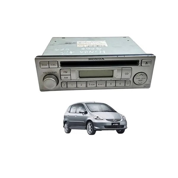 Rádio Cd Player Honda Fit 2003 A 2008 39100sadm011m1