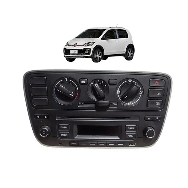 Aparelho Som Com Comando Ar Volkswagen Up Tsi 1SB035152B