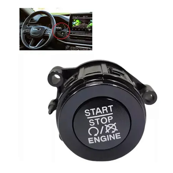 Botão Partida Start Stop Ignição Jeep Compass Renegade Toro 60936998