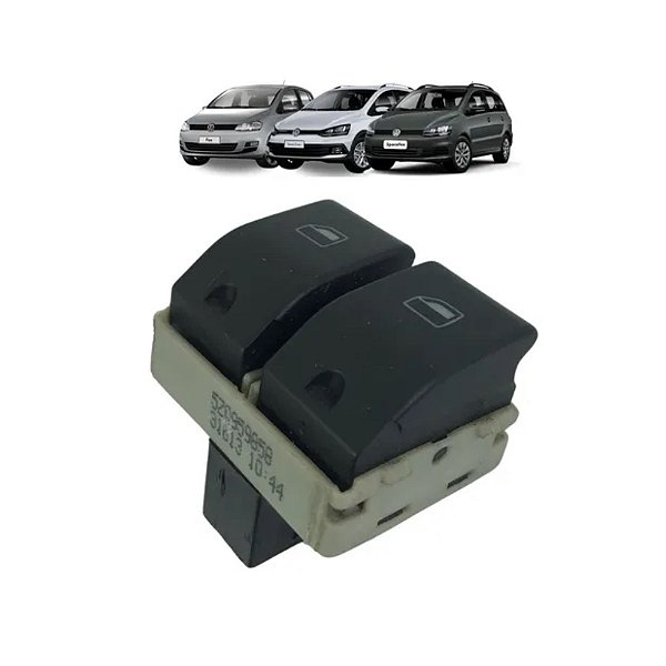 Botão Duplo Vidro Elétrico Vw Fox Crossfox Gol 5Z0959858