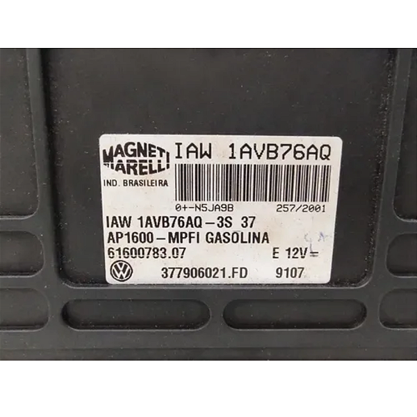 Modulo Injeção Gol/parati 1.6 Mi Gasolina 377906021FD