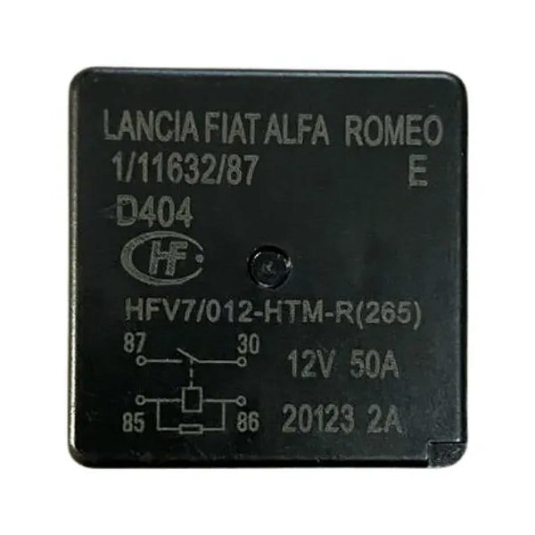 Rele Auxiliar 12v 50a Fiat Argo Bravo Cronos Palio 11163287