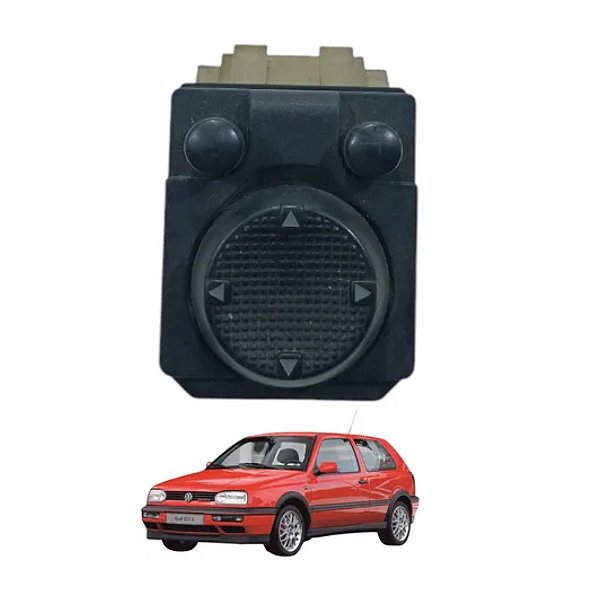 Botao Retrovisor Eletrico 8 Pinos Golf Mk3 1994 1998