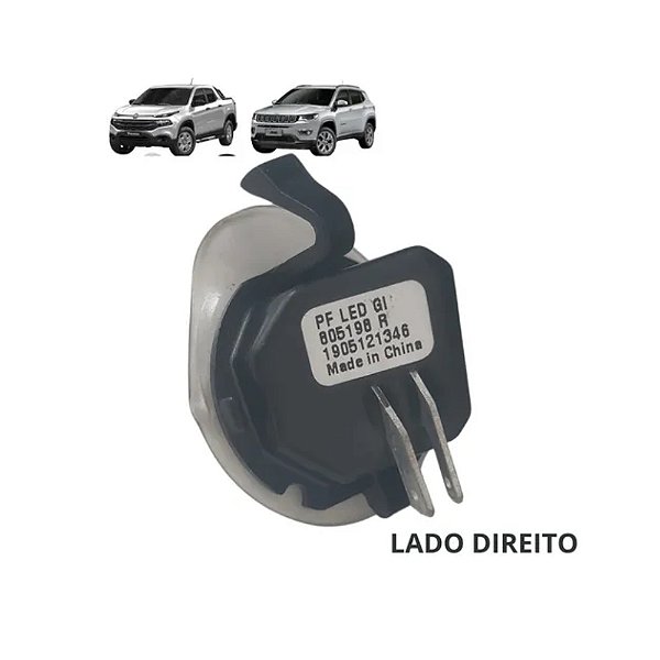 Luz Cortesia Retrovisor L.d Fiat Toro Diesel Compass 805198r