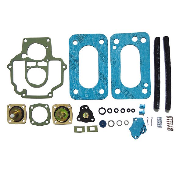 Kit de Juntas para Carburador Fiat Tempra 2.0 Diafragma Partida à Frio com ou sem Ar Cond Álcool Carb. 460 CHT  Weber