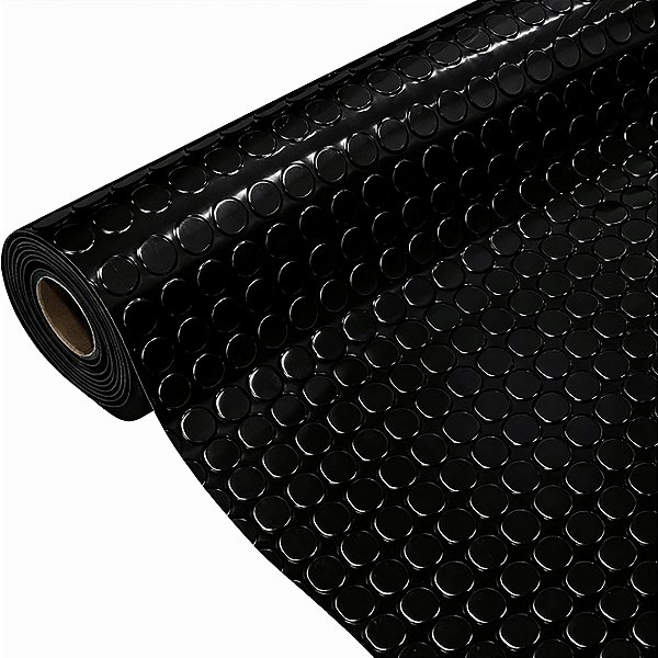 Piso Vinilico Moeda 1.0mm Preto 2,00 Largura
