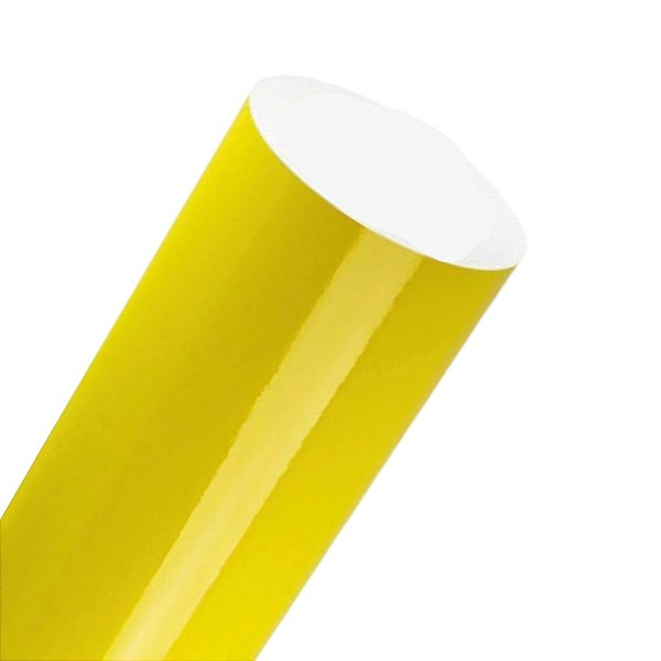 Vinil Adesivo Envelopamento Color Amarelo Claro 50cm Largura DCPRINT - Metro Linear