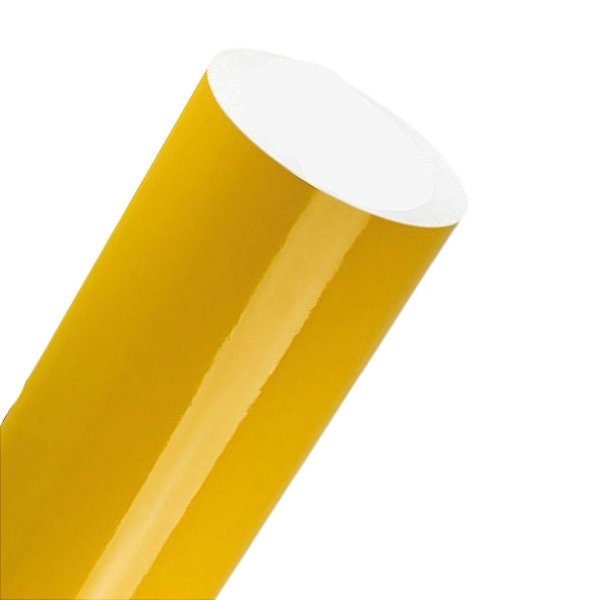 Vinil Adesivo Envelopamento Color Amarelo Escuro 50cm Largura DCPRINT - Metro Linear